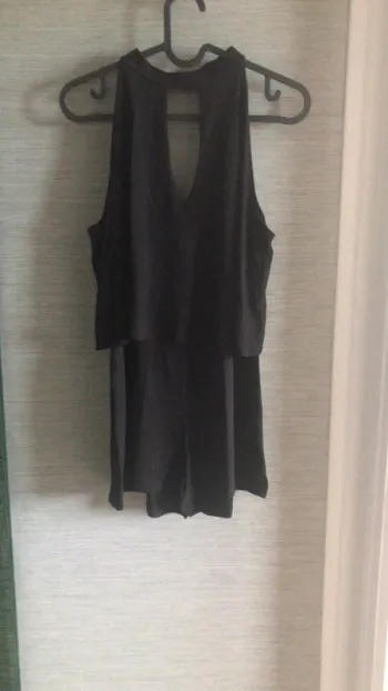 Combishort noire Pull&Bear