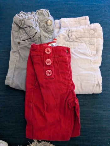 Lot pantalons
