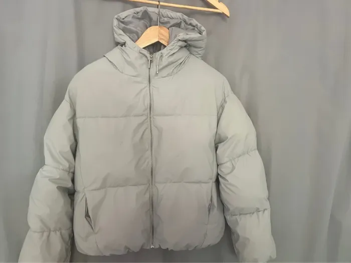 Doudoune grise fille gemo - photo numéro 2