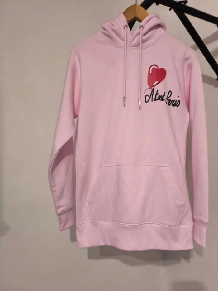 Sweat Capuche Light Pink LOVE