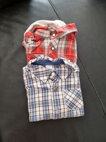 Chemises bébé 9 mois