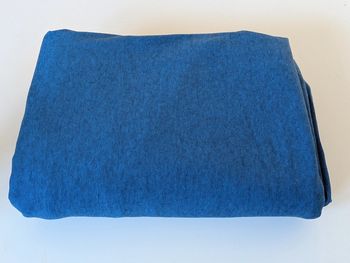 Tissu rayures bleu foncé