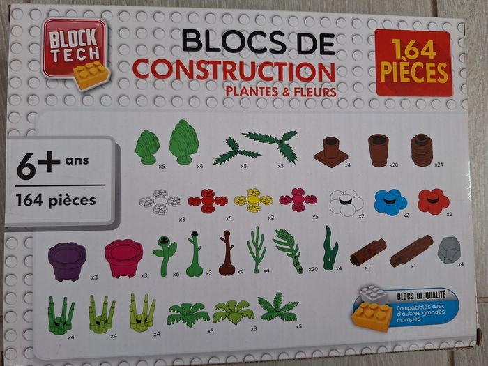 Block tech plantes et fleurs 164 pièces - photo numéro 2