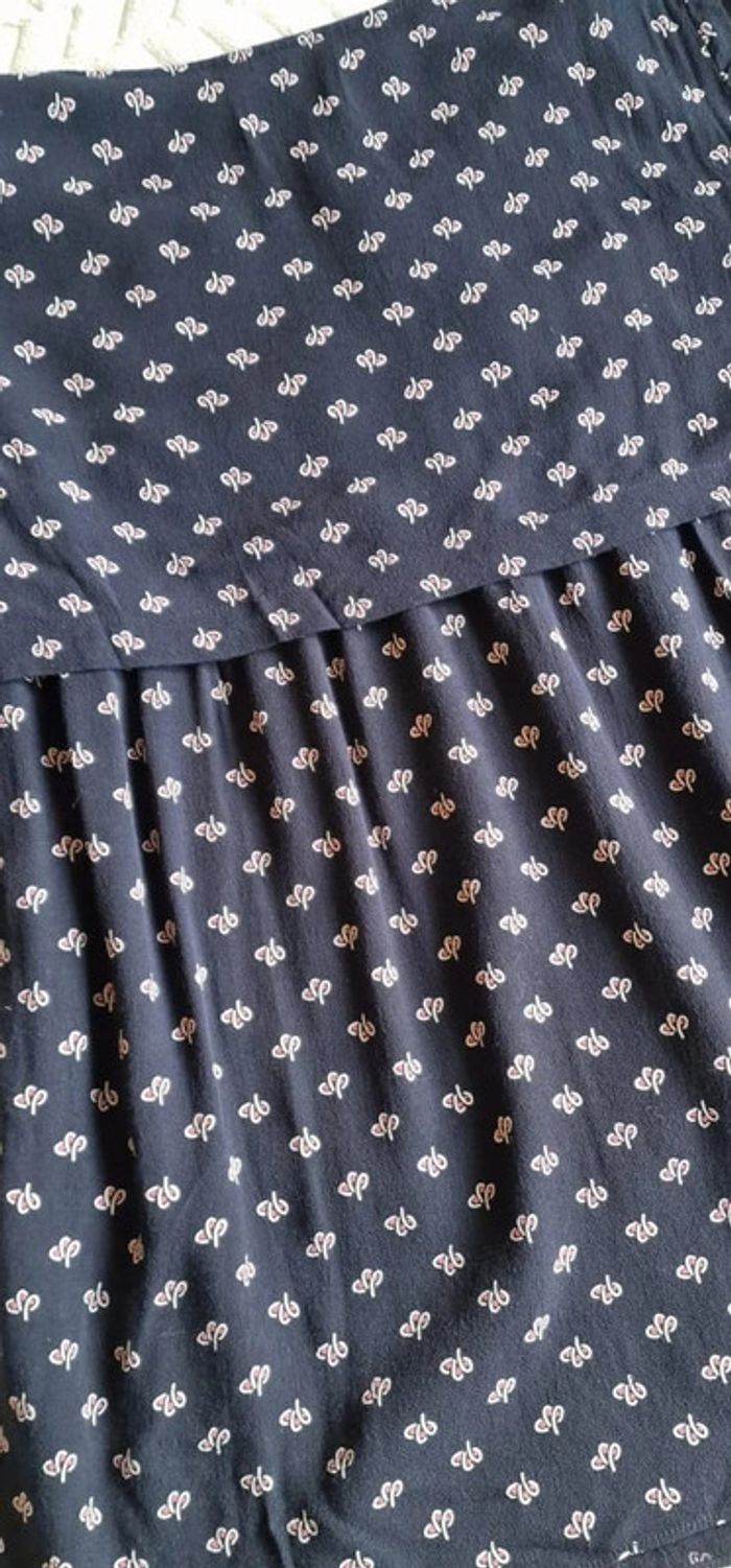 Blouse Ba&sh noire à motifs modèle Tewis taille 0 ou 34 - photo numéro 7