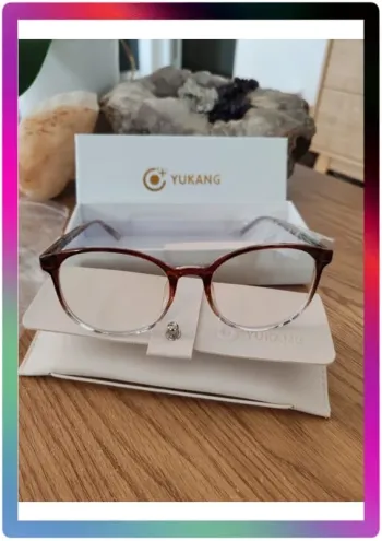 Lunette anti reflet lumière bleu avec accessoires