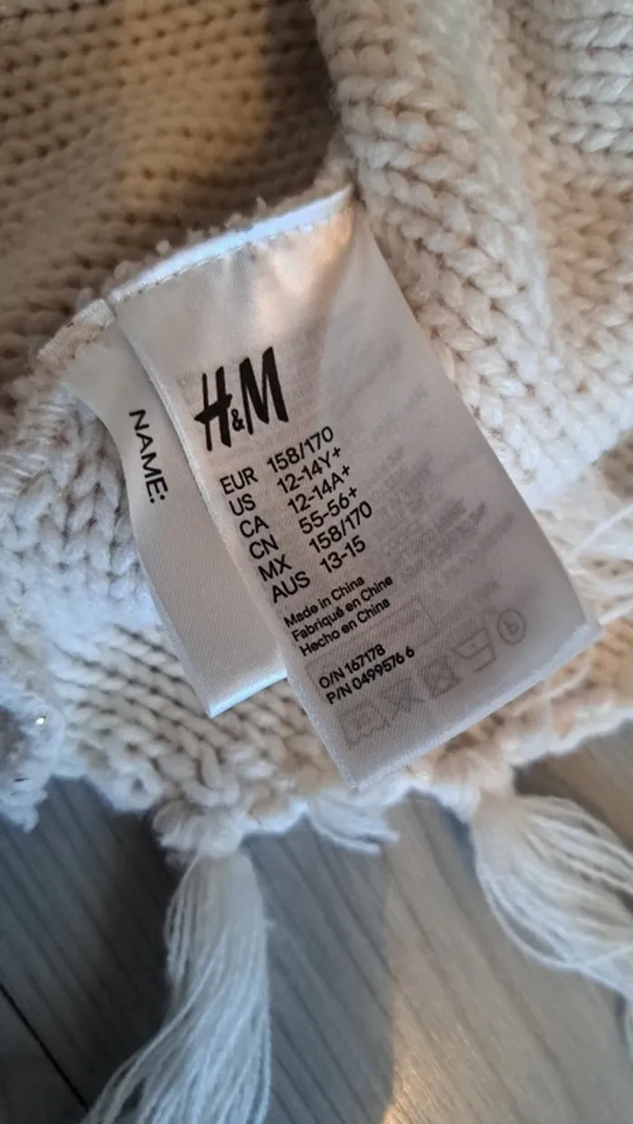 Poncho col roulé, 12/14 ans, H&M - photo numéro 5