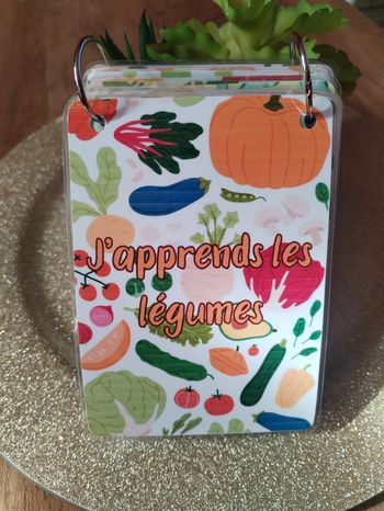 Imagier légumes à scratch