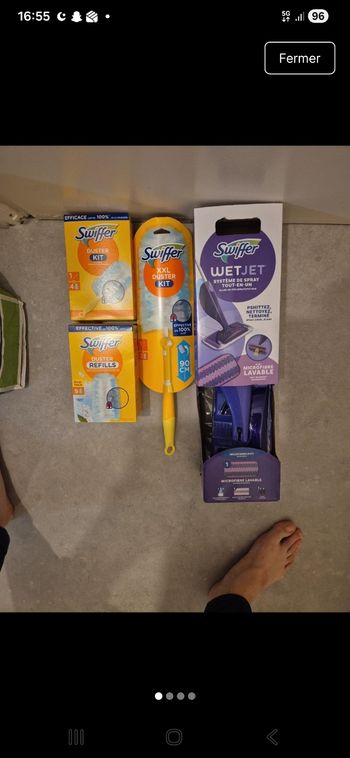 Équipement swiffer