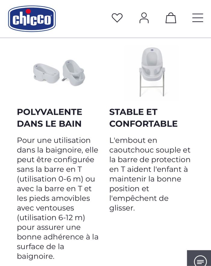 Baignoire de douche Chicco Bubble n’est - photo numéro 5