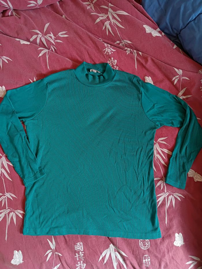 Pull fin 46/48 Bleu Bonheur - photo numéro 10