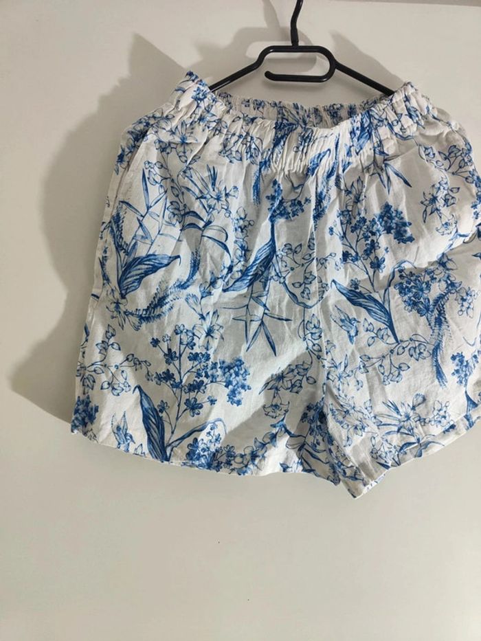 Esmara 36 Short Floral Bleu Ciel - photo numéro 5