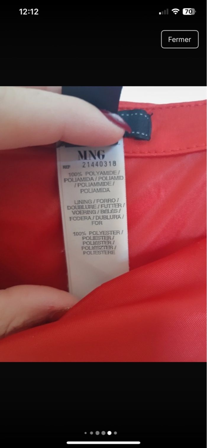 Superbe robe rouge Mango Suits – Taille M - photo numéro 7