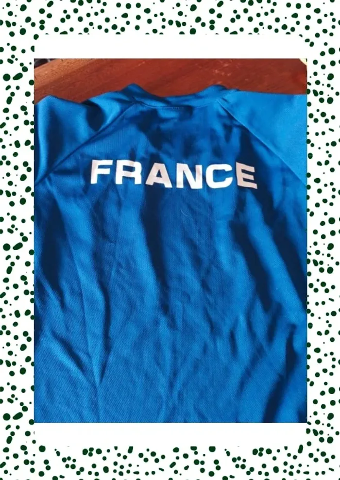 Maillot tee-shirt équipe de foot France - photo numéro 5