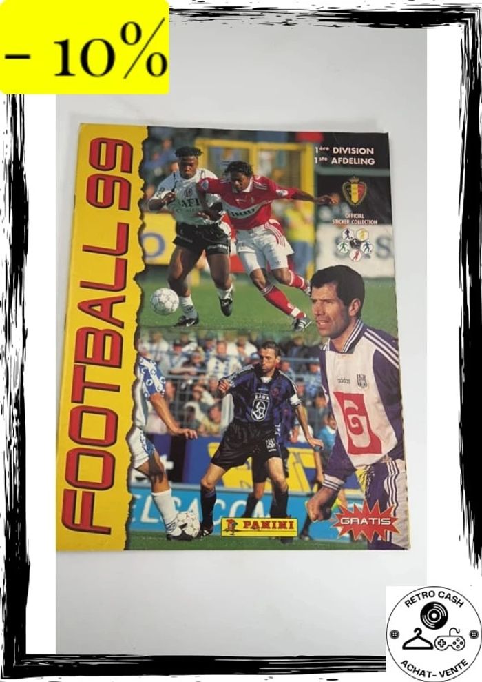 CA364 album Panini foot Football 99 1999 1 afdeling Belgique vide empty