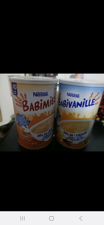 Boite bledine bébé