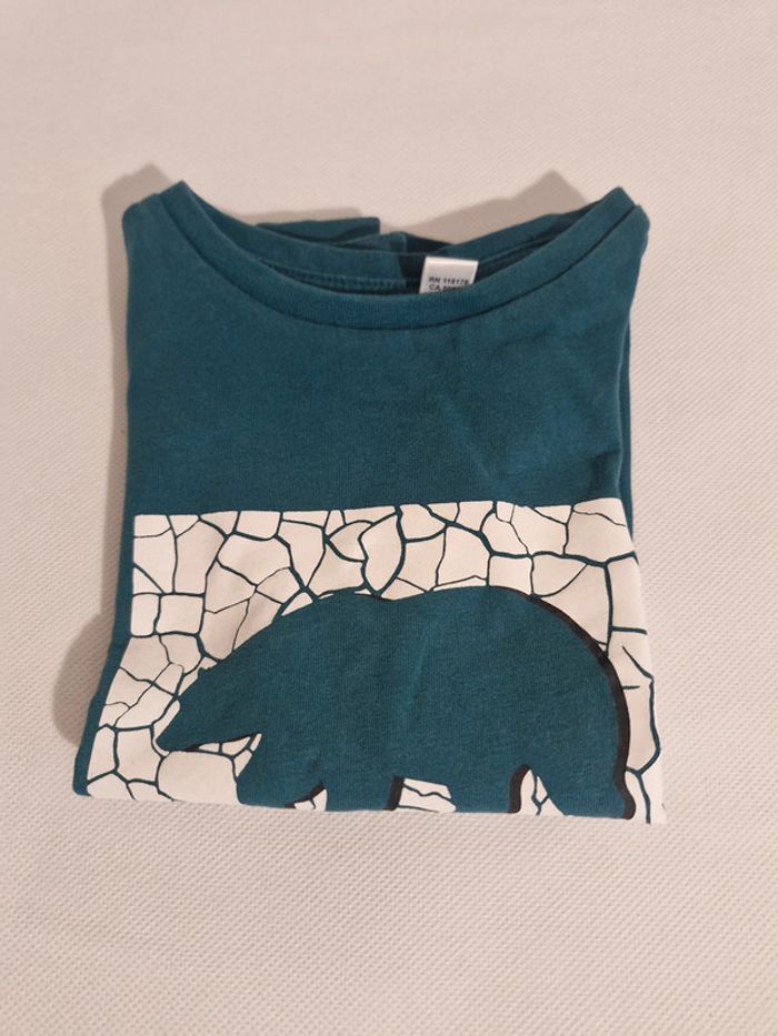 T-shirt manches longues Keep my ice frozen ours polaire 3 ans 98 cm Okaïdi
