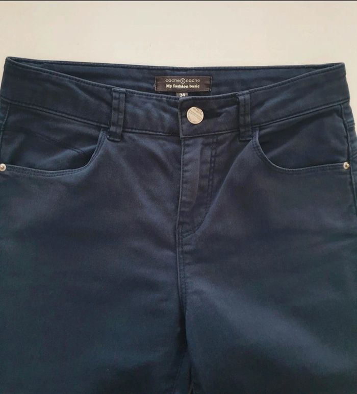Pantalon skinny bleu marine - photo numéro 3