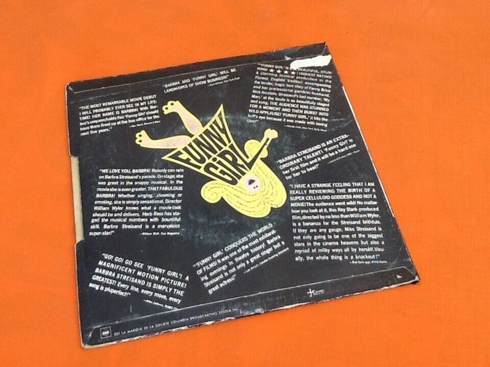 Vinyle 45 tours Barbara Streisand My Man (1968) - photo numéro 2