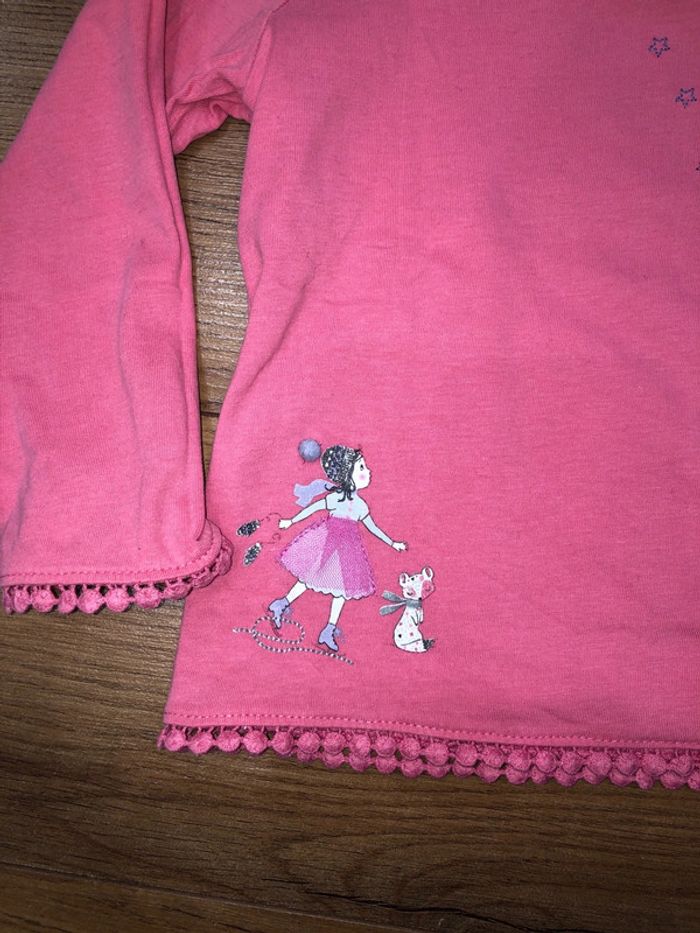 T shirt manche longue fille 🌺 sergent major taille 3 ans très bon état - photo numéro 2