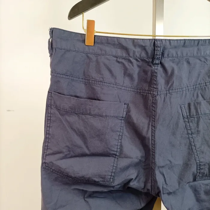 Bermuda bleu slim Tom Tailor homme JIM 100% coton taille 38 casual été A852 - photo numéro 9