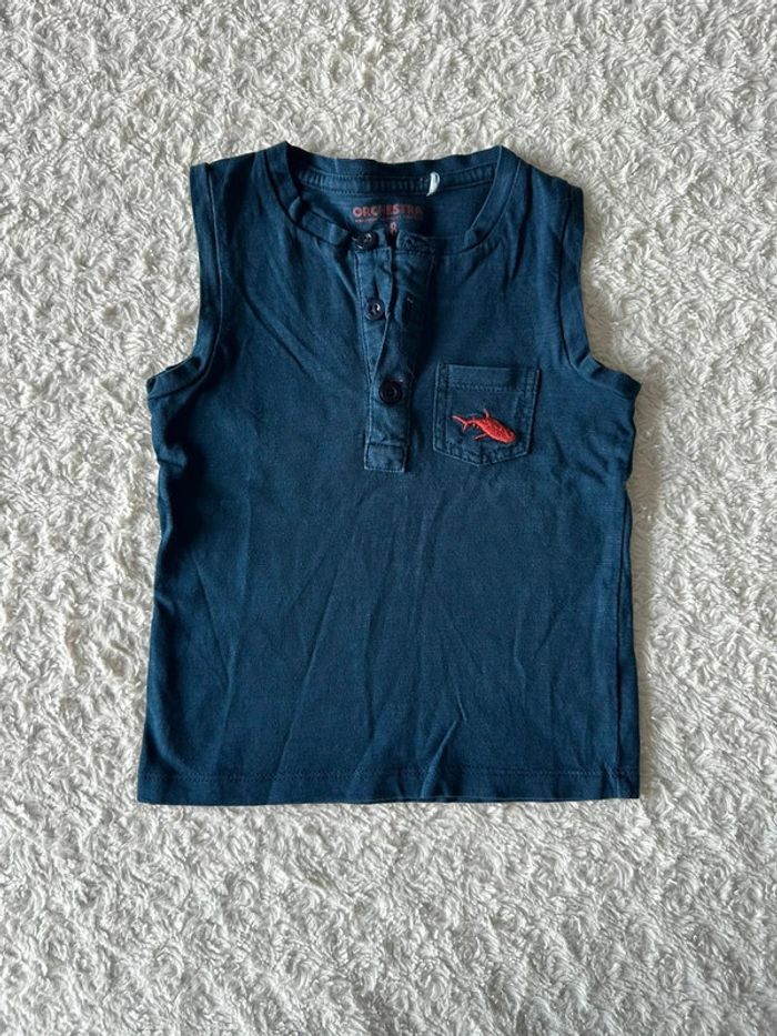 Débardeur t-shirt T18 mois orchestra