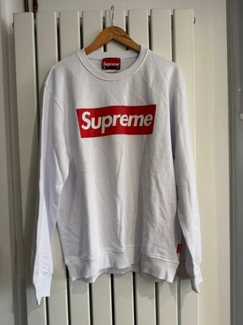 Pull / Sweat blanc Supreme Taille XL