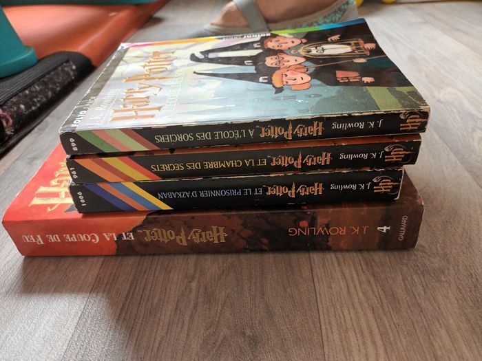 Lot de 4 livres harry potter tome 1 2 3 4 la coupe de feu - photo numéro 3