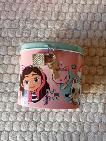 Tirelire métal avec cadenas