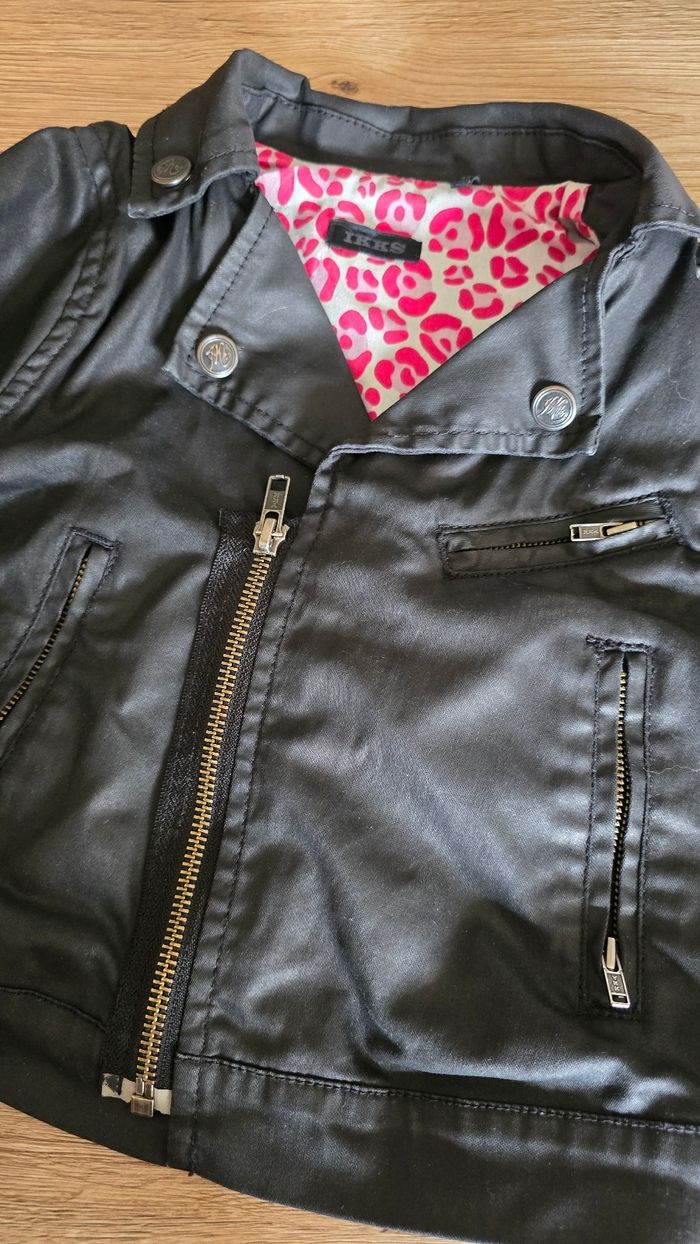Veste similicuir ikks taille 5 ans - photo numéro 2