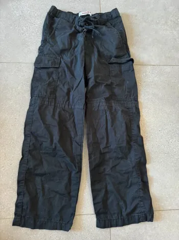 Cargo noir Jennyfer, très bon état, taille 36x90cm