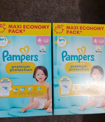 Couches Pampers premium protection 
