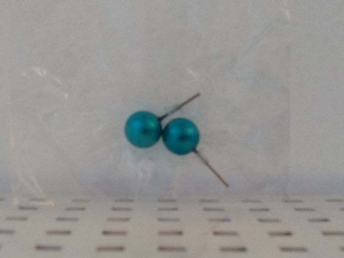 Boucles d oreilles bleues
