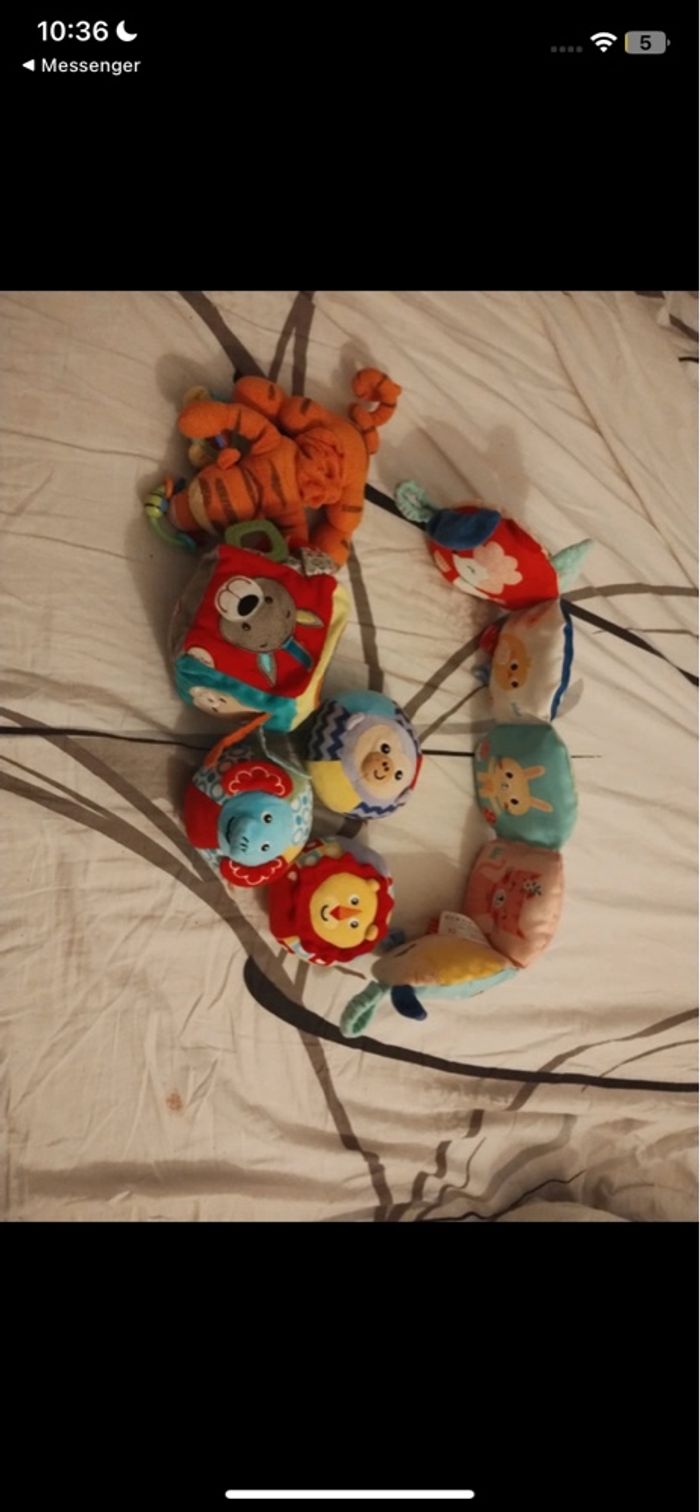 Lots de Peluché d’éveil