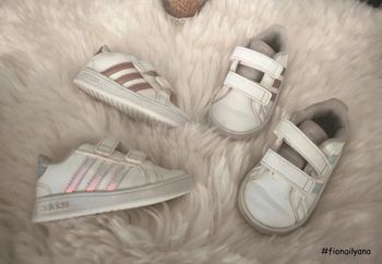 🤍 Lot de 2 paires de baskets Adidas pointure 20 🤍