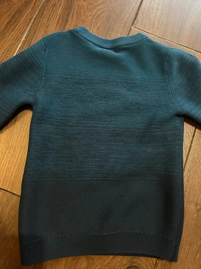 Pull tie and dye en coton bleu pétrole garçon Sergent Major 5 ans - photo numéro 7