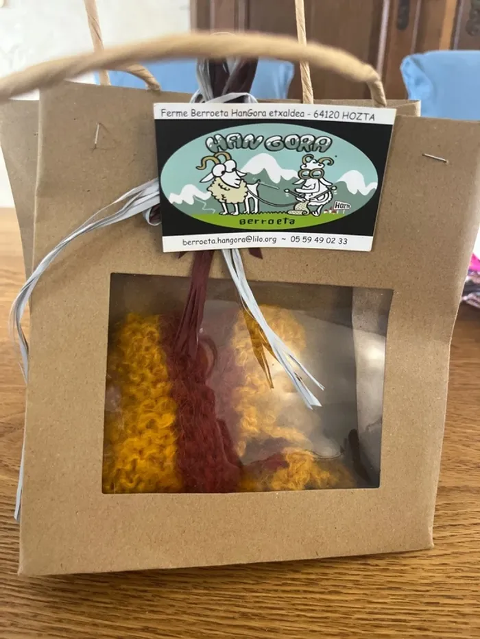 Chaussons bébé angora