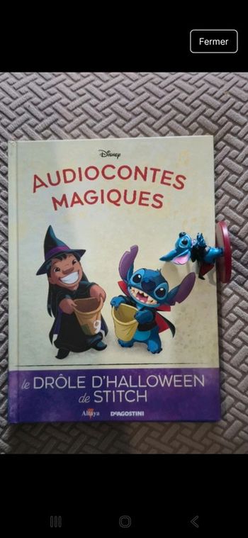 Numero 104 audiocontes Magiques Altaya disney deagostini livre et figurine