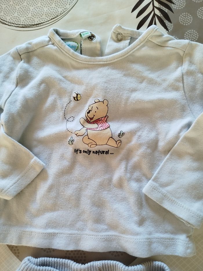 Ensemble Winnie l'ourson taille 12 mois - photo numéro 3
