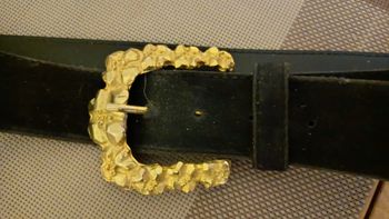 Ceinture boucle florale