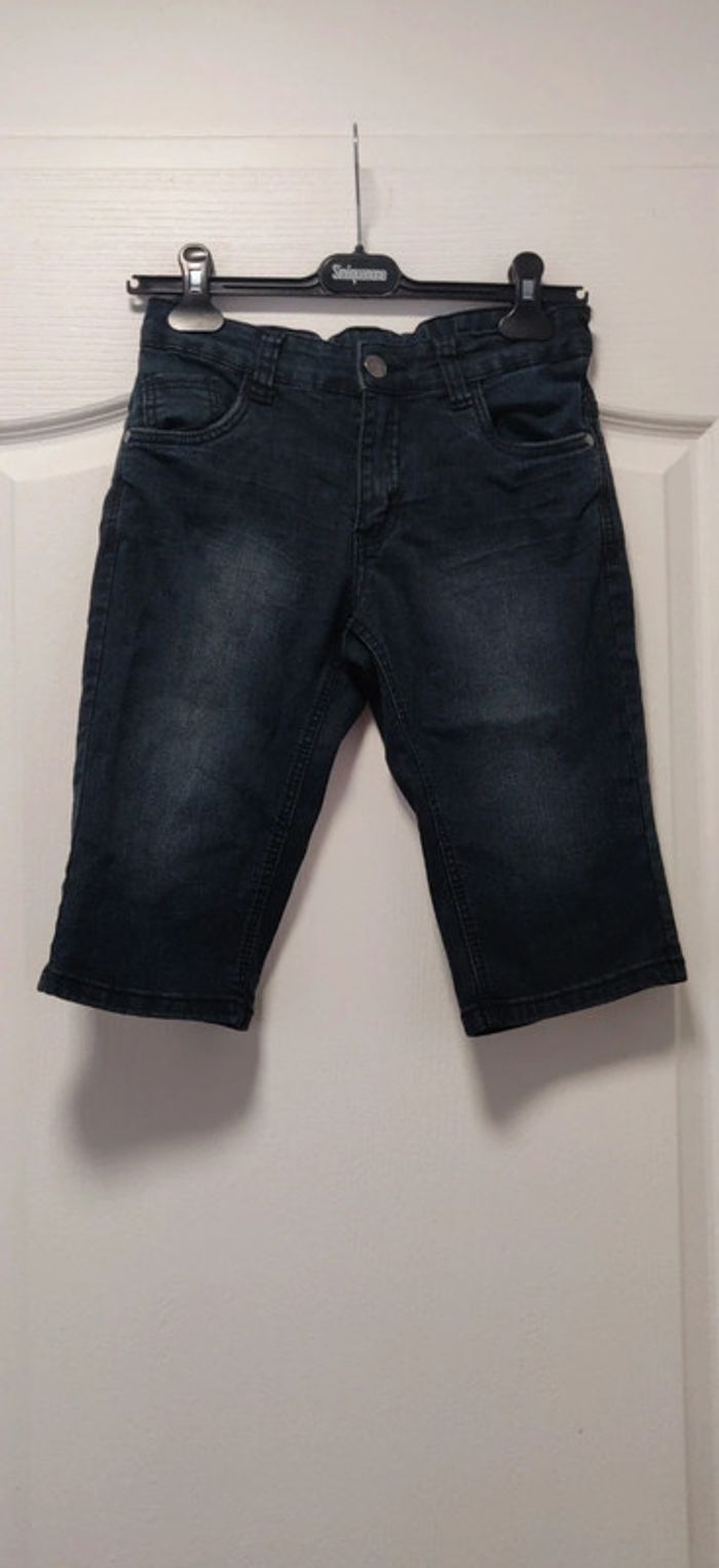 Bermuda en jean bleu Gémo 12 ans