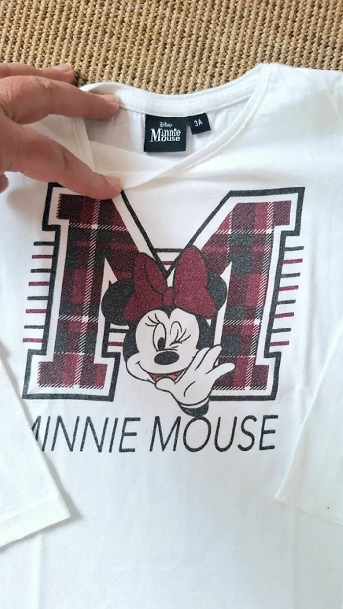Tee-shirt fille Minnie - photo numéro 2