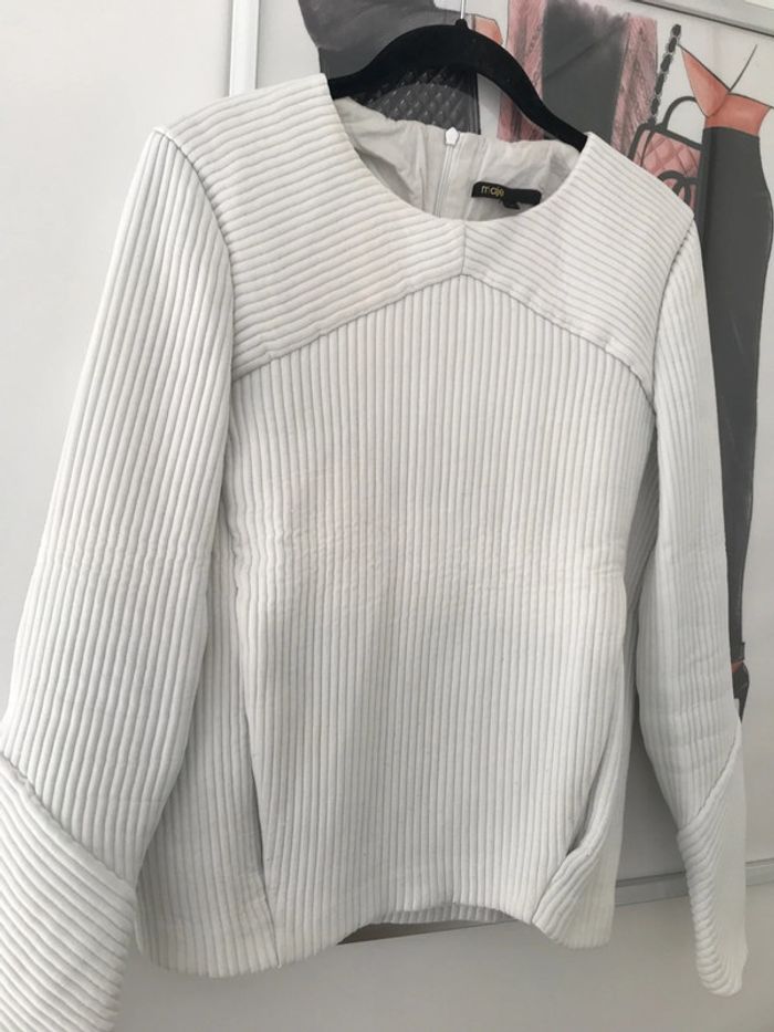 Sweat-shirt structuré Maje 36 - photo numéro 4