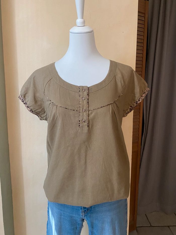 Blouse beige Mim T2