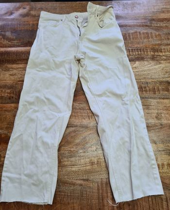 Jeans blanc taille 38 Bershka