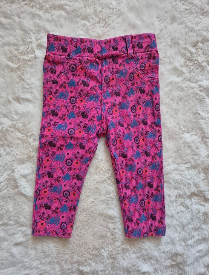 Pantalon rose fleurie - photo numéro 1