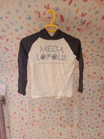 Tee shirt à capuche