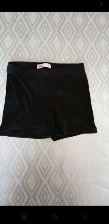 Short fille 4 ans noir