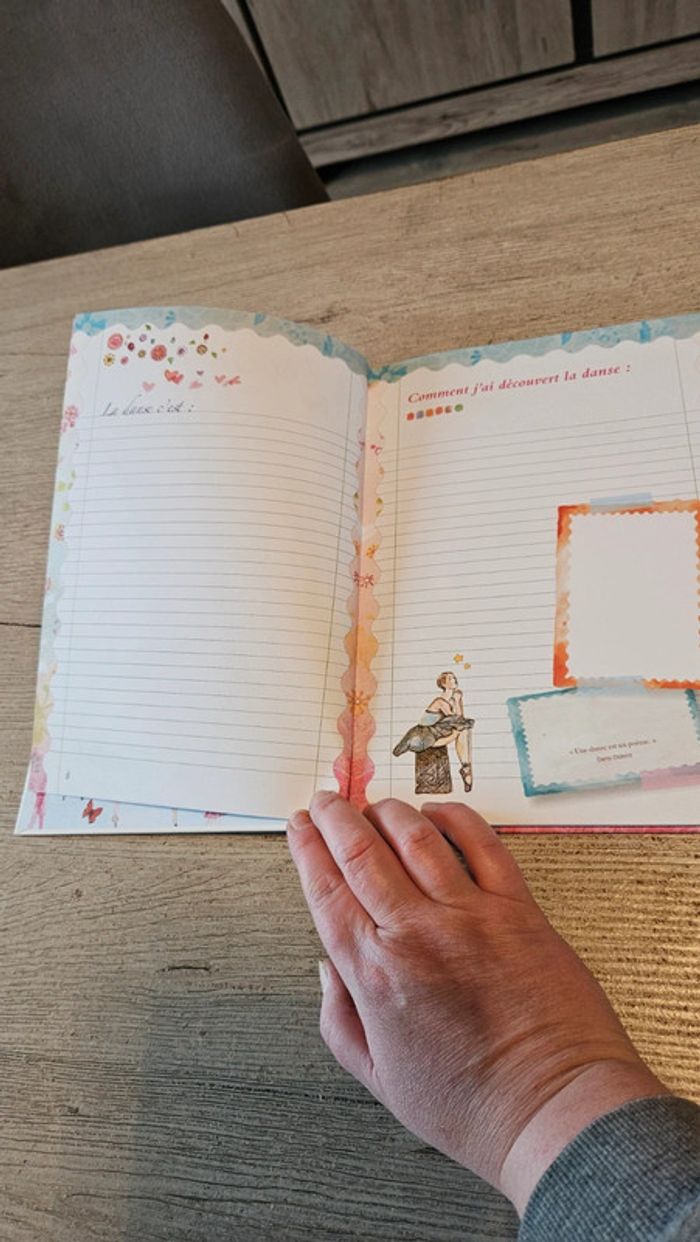 Carnet de danse, cahier intime, Piccolia, 77 pages, neuf - photo numéro 5