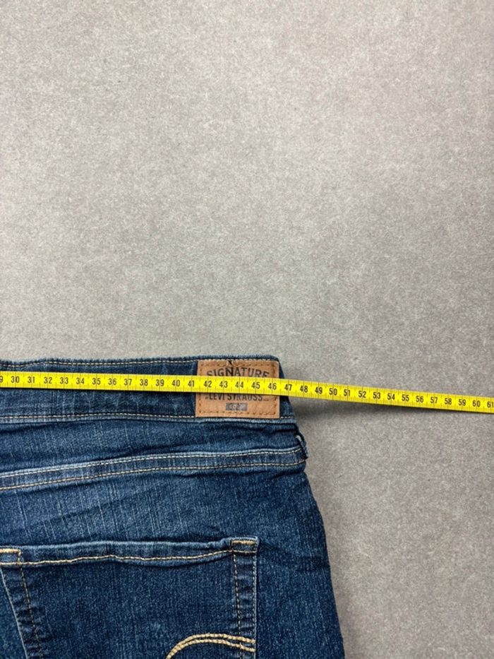 Jean pantalon coupe droite signature gold levis bleu W35 - photo numéro 14