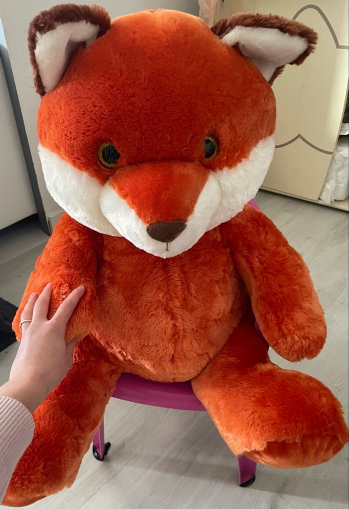 Grande peluche renard